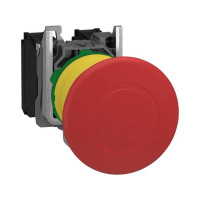 Produktbild för Schneider Electric XB5AS8444, Tryckknappsbrytare, Plast, Röd...