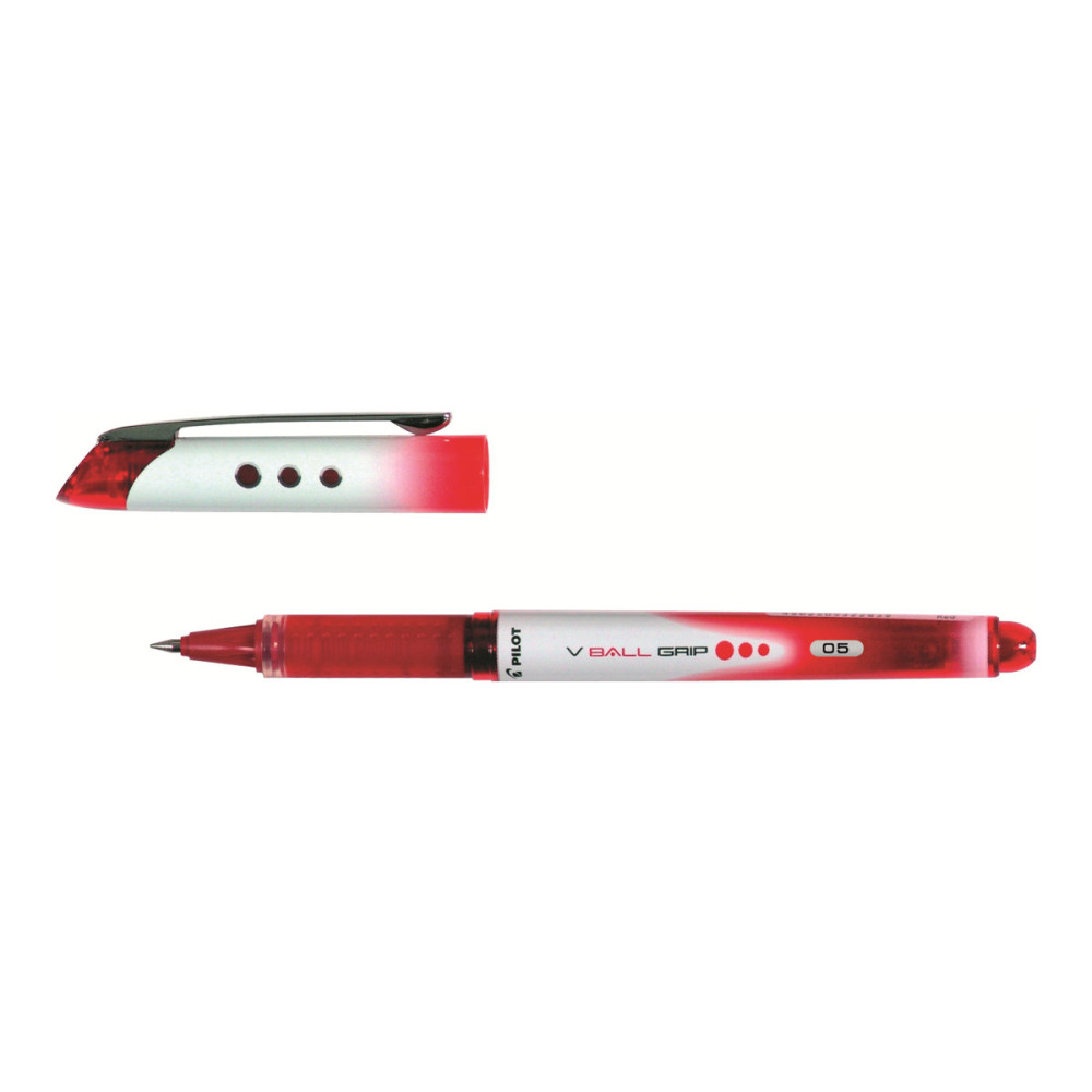 Produktbild för Pilot V Ball Grip - rollerball-penna - röd