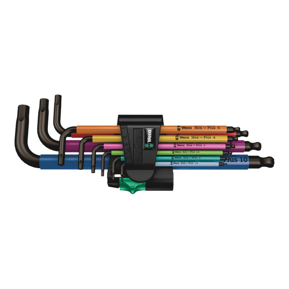 Produktbild för Wera 950/9 Hex-Plus - L-nyckelsats - 9 delar