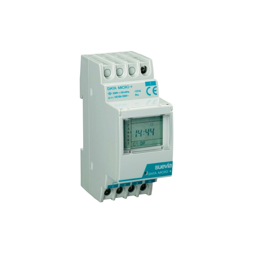 Produktbild för ORBIS Zeitschalttechnik DATA MICRO + 230V Timer til DIN-skin...