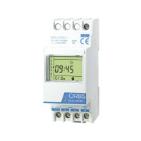 Produktbild för ORBIS Zeitschalttechnik DATA MICRO + 230V Timer til DIN-skin...