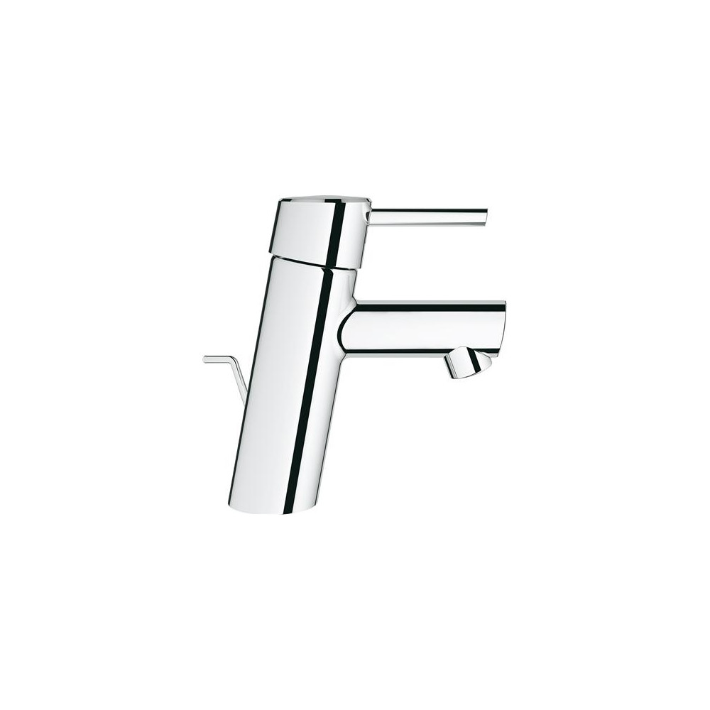 Produktbild för GROHE Concetto tvättställsarmatur med spak och 1 1/4" botten...