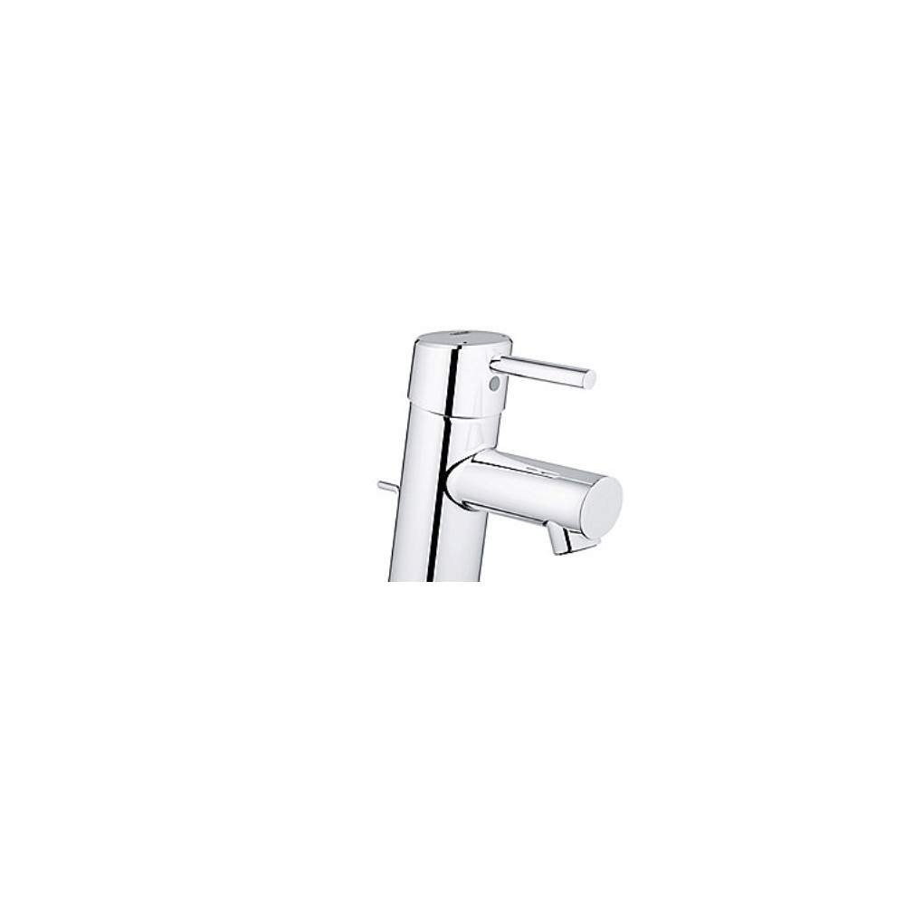 Produktbild för GROHE Concetto tvättställsarmatur med spak och 1 1/4" botten...