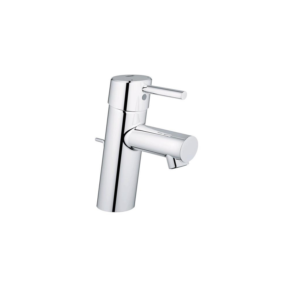 Produktbild för GROHE Concetto tvättställsarmatur med spak och 1 1/4" botten...