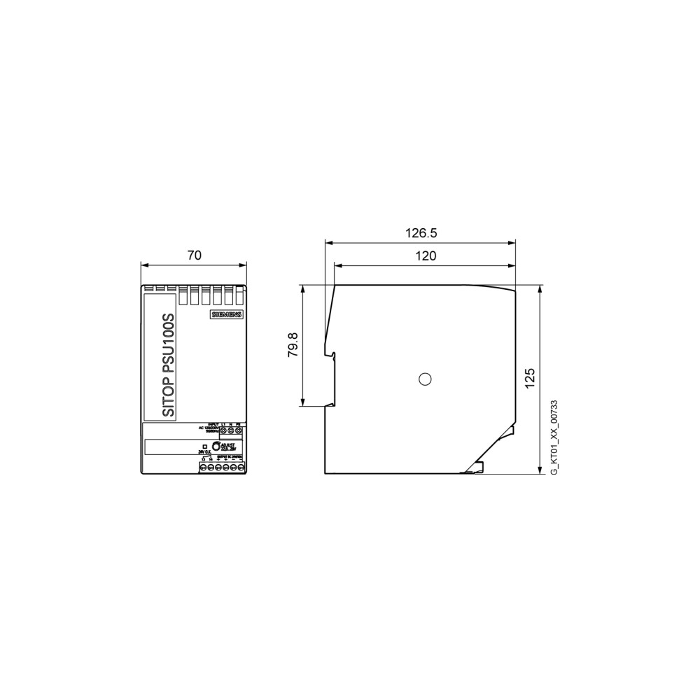 Produktbild för Siemens 6EP1334-2BA20, inomhus, Österrike, Multifärg, 700 g,...