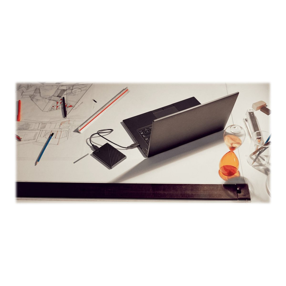 Produktbild för WD My Passport WDBPKJ0040BBK - hårddisk - 4 TB - USB 3.2 Gen 1