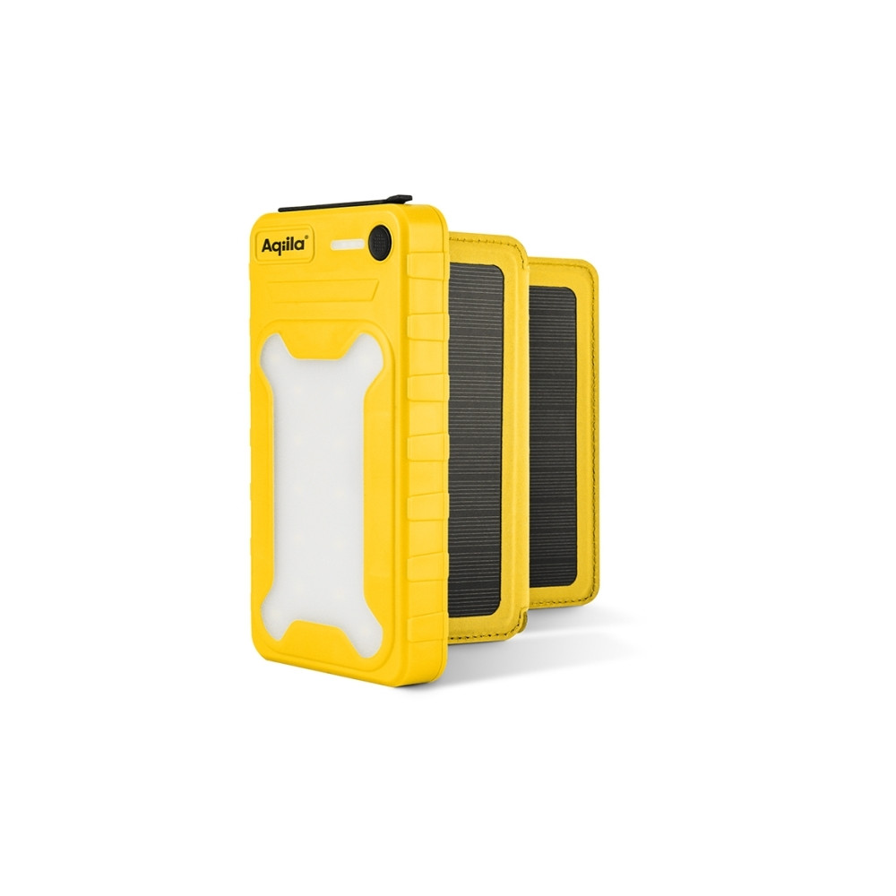 Produktbild för Aqiila Powerbird BS10 solströmsbank - med belysning - USB-C - 20 Watt