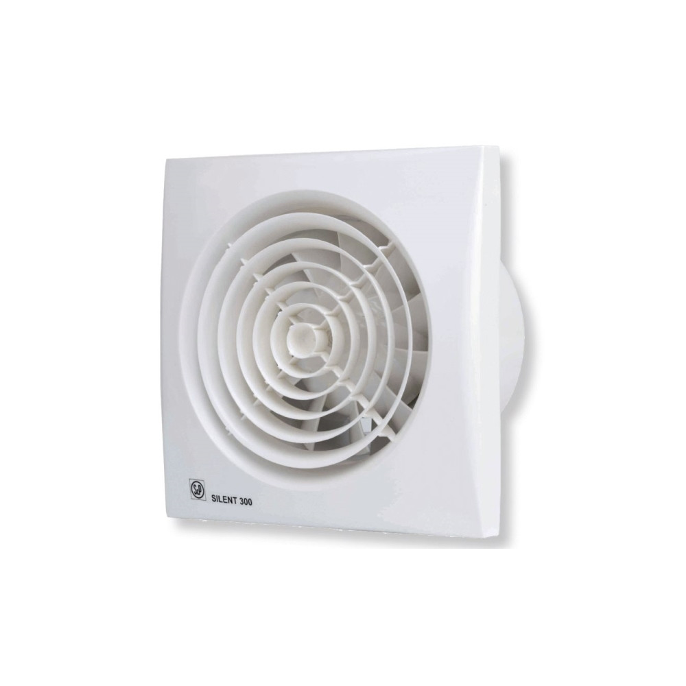 Produktbild för THERMEX Fan Silent 300 CHRZ Scandic, fuktkontrollerad med ti...