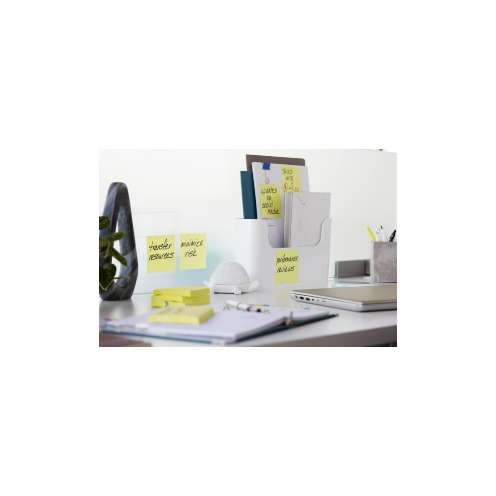 Produktbild för Post-it Super Sticky Notes Canary Yellow, 76 mm x 127 mm, pa...
