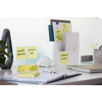 Produktbild för Post-it Super Sticky Notes Canary Yellow, 76 mm x 127 mm, pa...