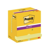 Produktbild för Post-it Super Sticky Notes Canary Yellow, 76 mm x 127 mm, pa...