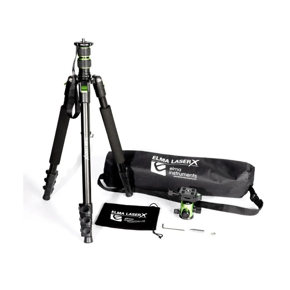 Produktbild för Elma Laser X stativ trefot med lutningshuvud och 1/4-gänga i...