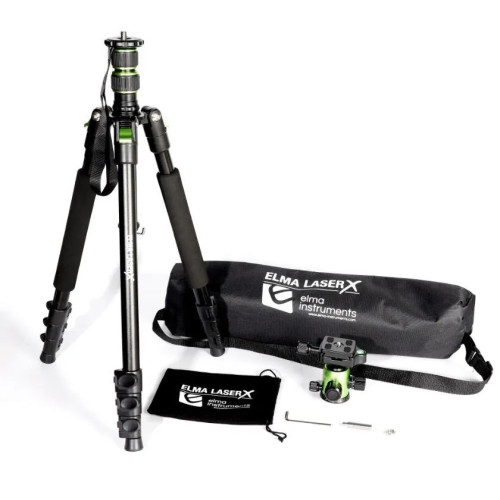 ELMA INSTRUMENTS Elma Laser X stativ trefot med lutningshuvud och 1/4-gänga i...
