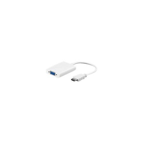 Goobay goobay adapter för video / ljud - HDMI / VGA - 2.5 cm