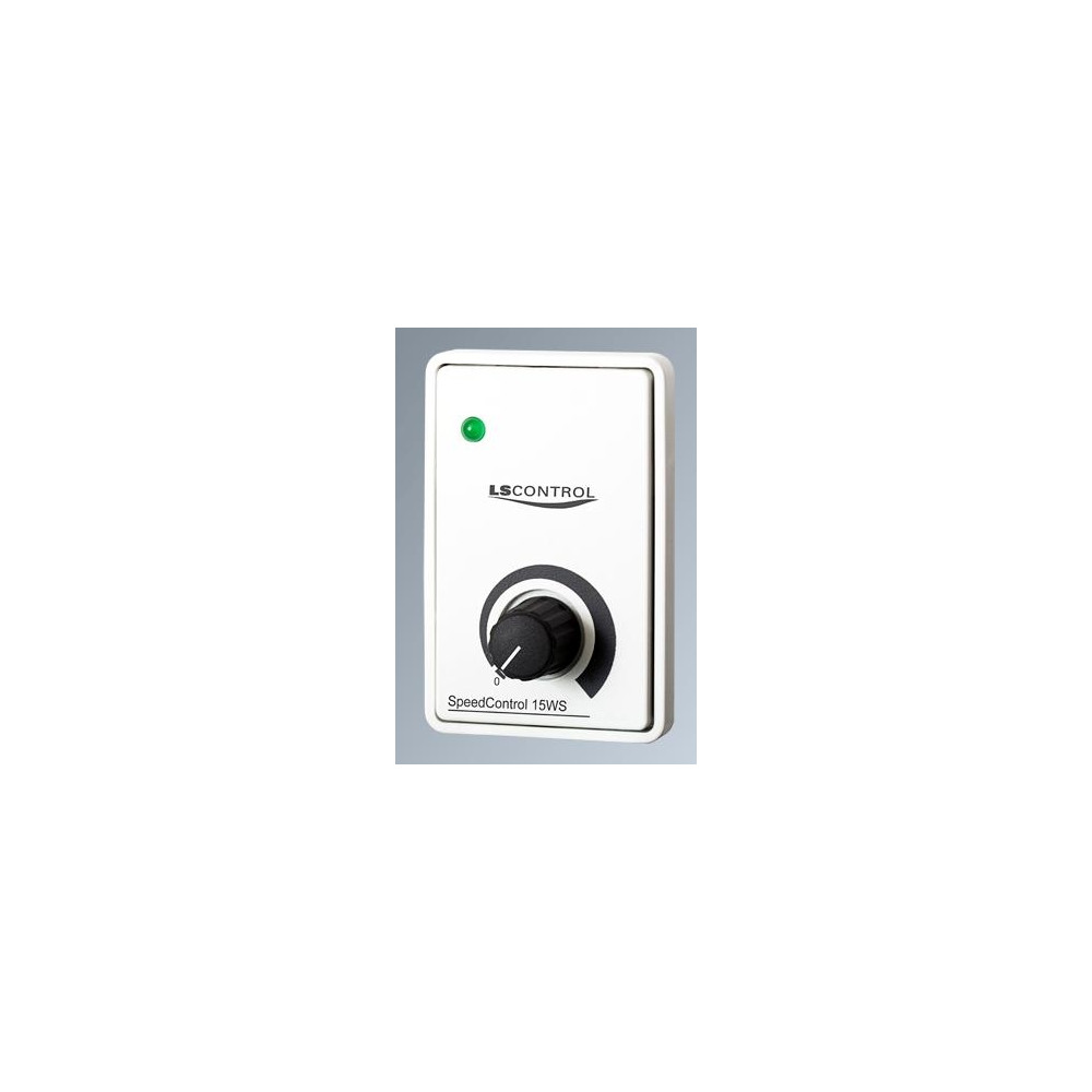 Produktbild för LS CONTROL-regulator ES33 / SpeedControl 15S W, vit, 1,5A ma...