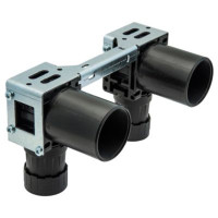 Produktbild för UPONOR SMART AQUA PLUS kopplingsdosa komplett dubbel M7A DR...