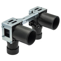 Produktbild för UPONOR SMART AQUA PLUS kopplingsdosa komplett dubbel M7A DR...