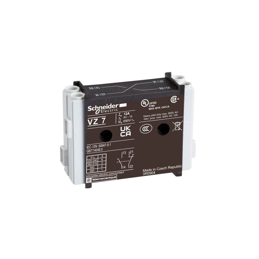 Produktbild för Schneider Electric VZ7, 20 mm, 48,5 mm, 65 mm, Brun, V2 V5 V...