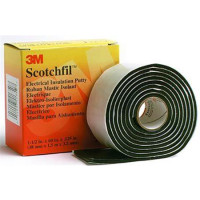 Produktbild för 3M 80610833727, Svart, Gummi, 575 V, 1524 m, 38 mm, 3,175 mm