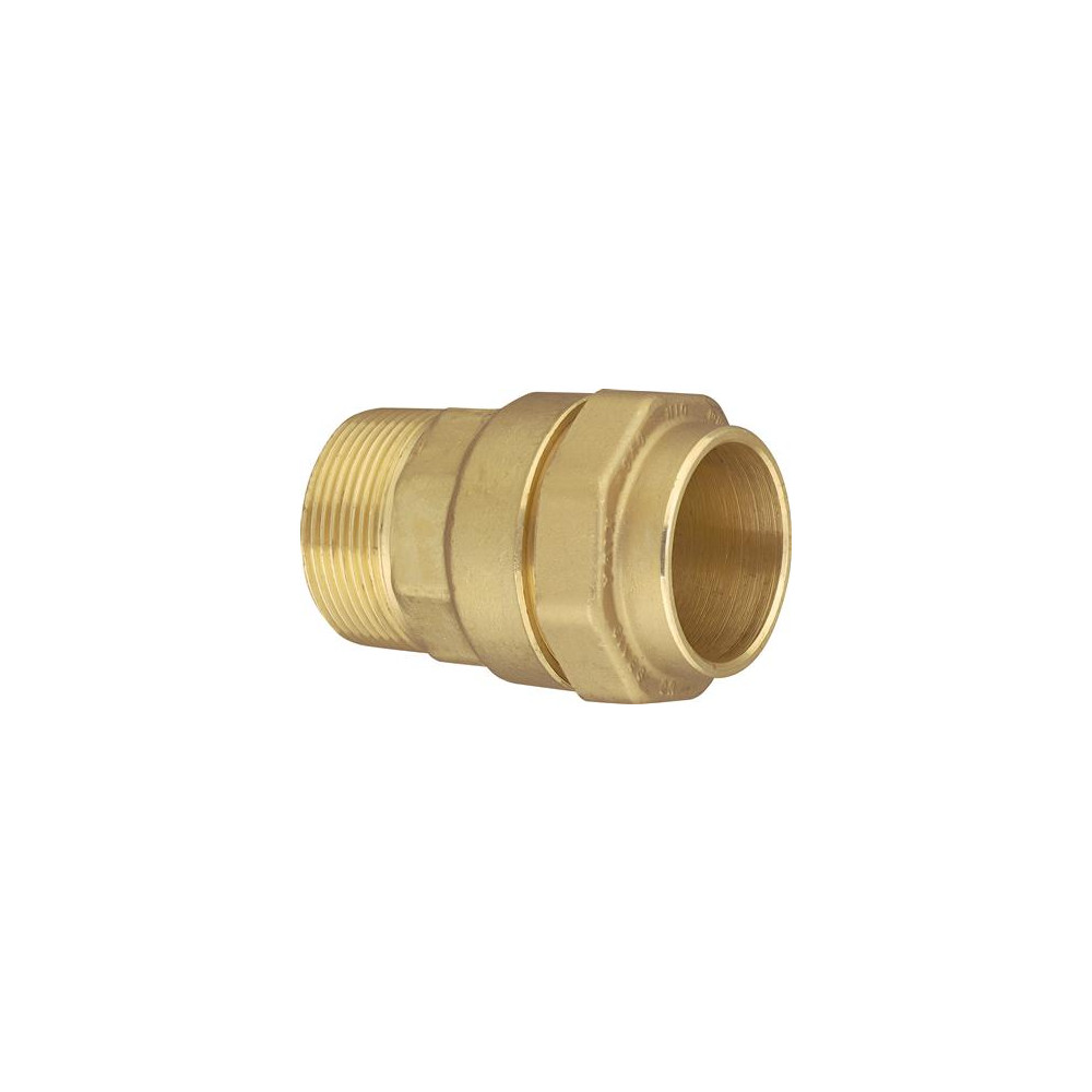 Produktbild för Övergång med muff/nippel 63 mm x 2