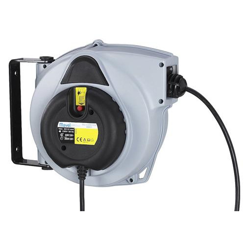 Folke-Larsens Eftf. A/S Kabelrulle Mavel 3X1,5 mm2, 10m med långsam automatisk uppru...
