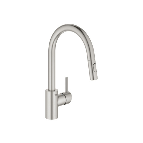 GROHE GROHE Concetto, Öppnas utåt, Rostfritt stål, Hävarm, Single,...