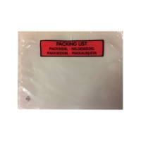 Produktbild för Följesedelsfickor, C5, med text, 175 x 235 mm, 30 my, 1 000...