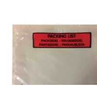 Produktbild för Följesedelsfickor, C5, med text, 175 x 235 mm, 30 my, 1 000...