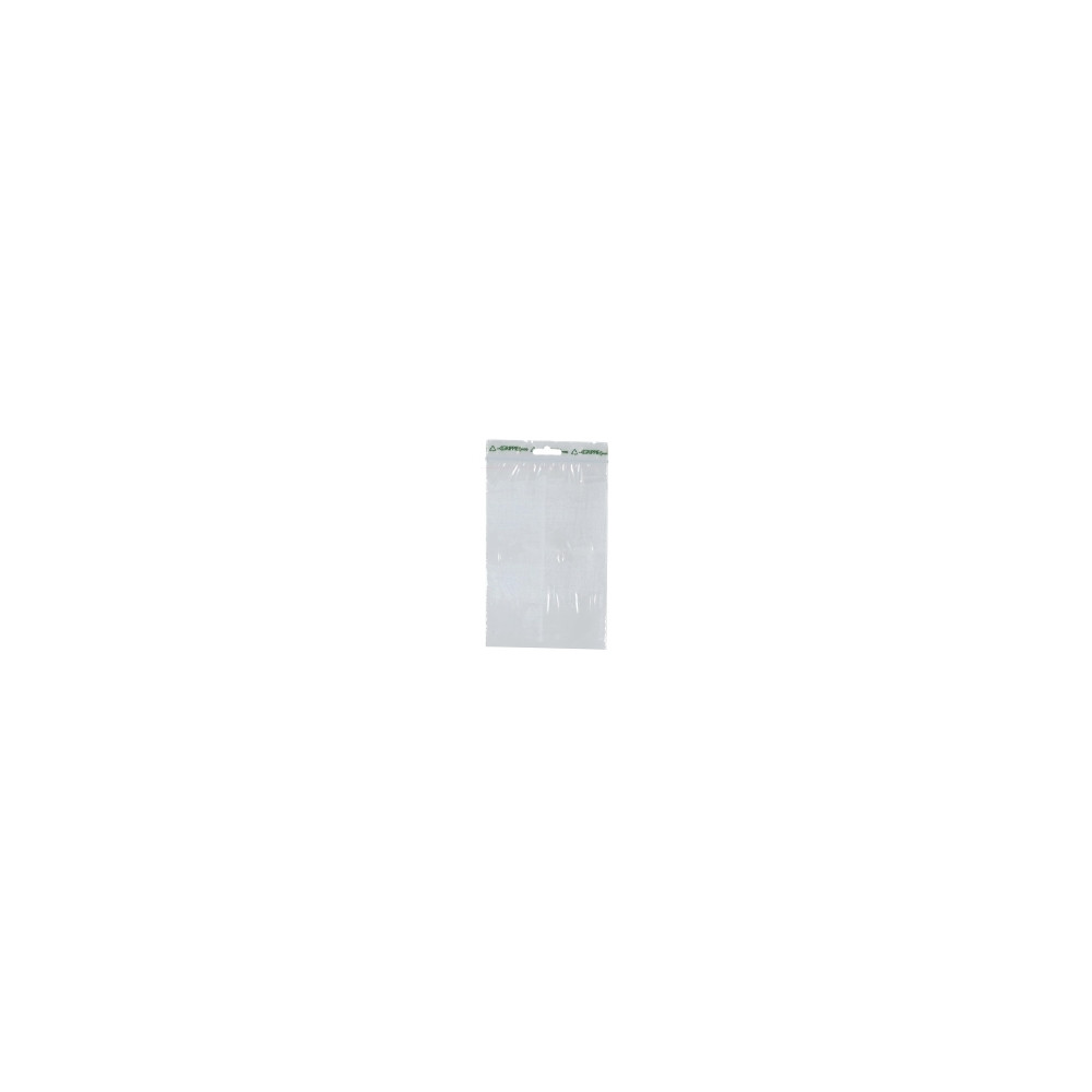 Produktbild för Grippie Gröna dragkedjepåsar, 120 x 180 mm, påse med 100 sty...