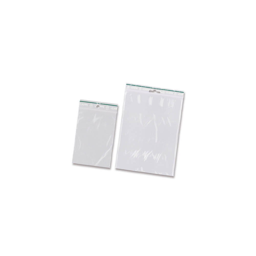 Produktbild för Lynlåsposer Grippie Green 150x200 mm