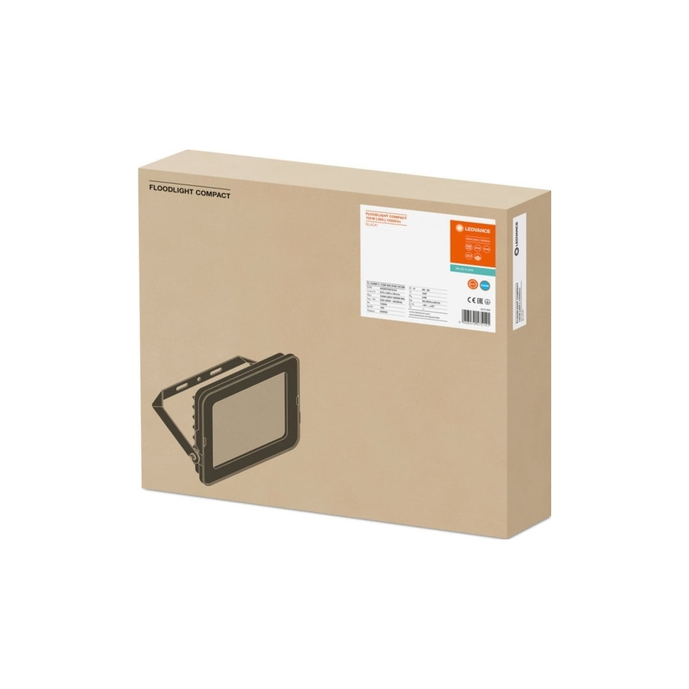 Produktbild för LEDVANCE strålkastare Floodlight Compact Value 13500lm 135W/...