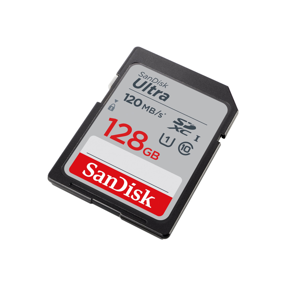 Produktbild för SanDisk Ultra - flash-minneskort - 128 GB - SDHC UHS-I