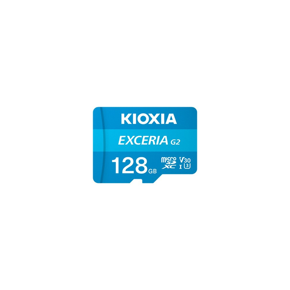 Produktbild för KIOXIA EXCERIA G2 - flash-minneskort - 128 GB - microSDXC UHS-I U3