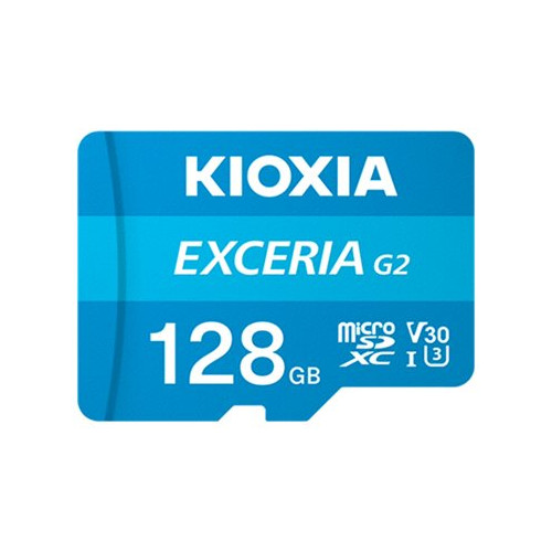KIOXIA - ENTERPRISE SSD KIOXIA EXCERIA G2 - flash-minneskort - 128 GB - microSDXC UHS-I U3