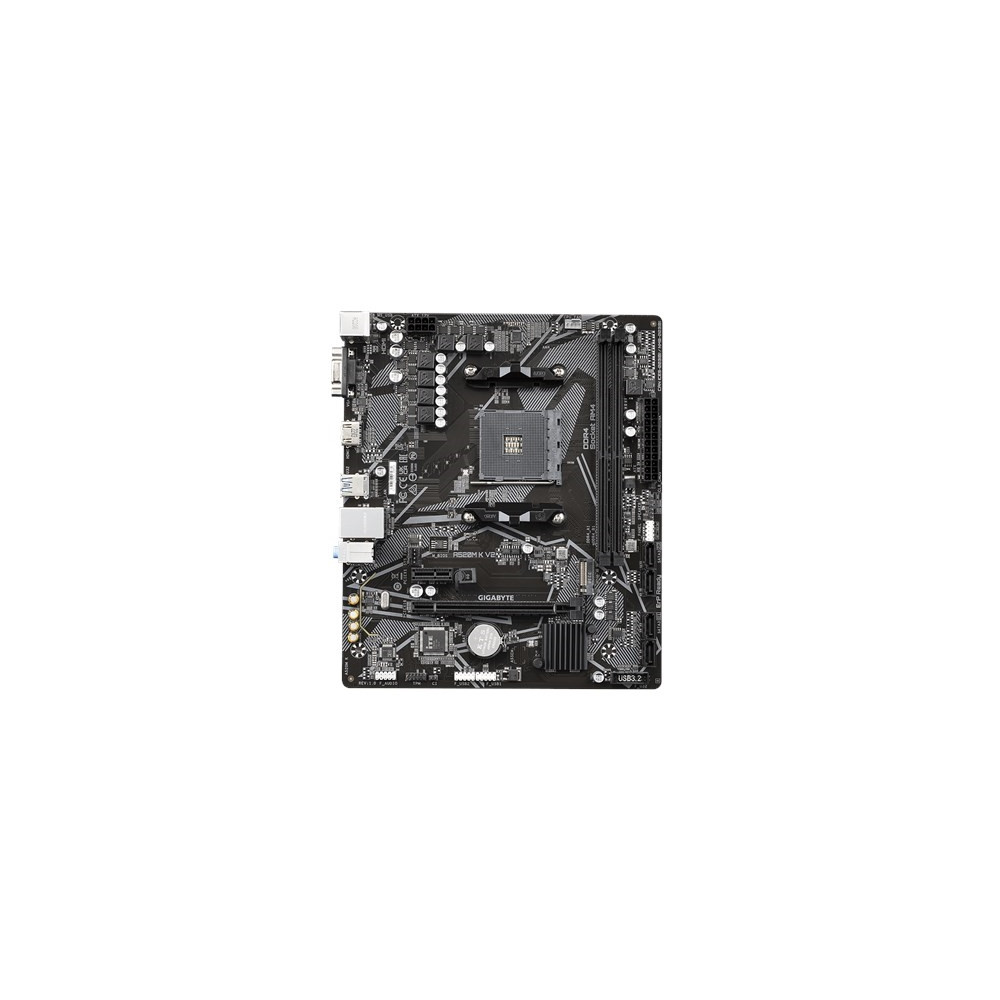 Produktbild för Gigabyte A520M K V2 - 1.0 - moderkort - micro ATX - Socket AM4 - AMD A520