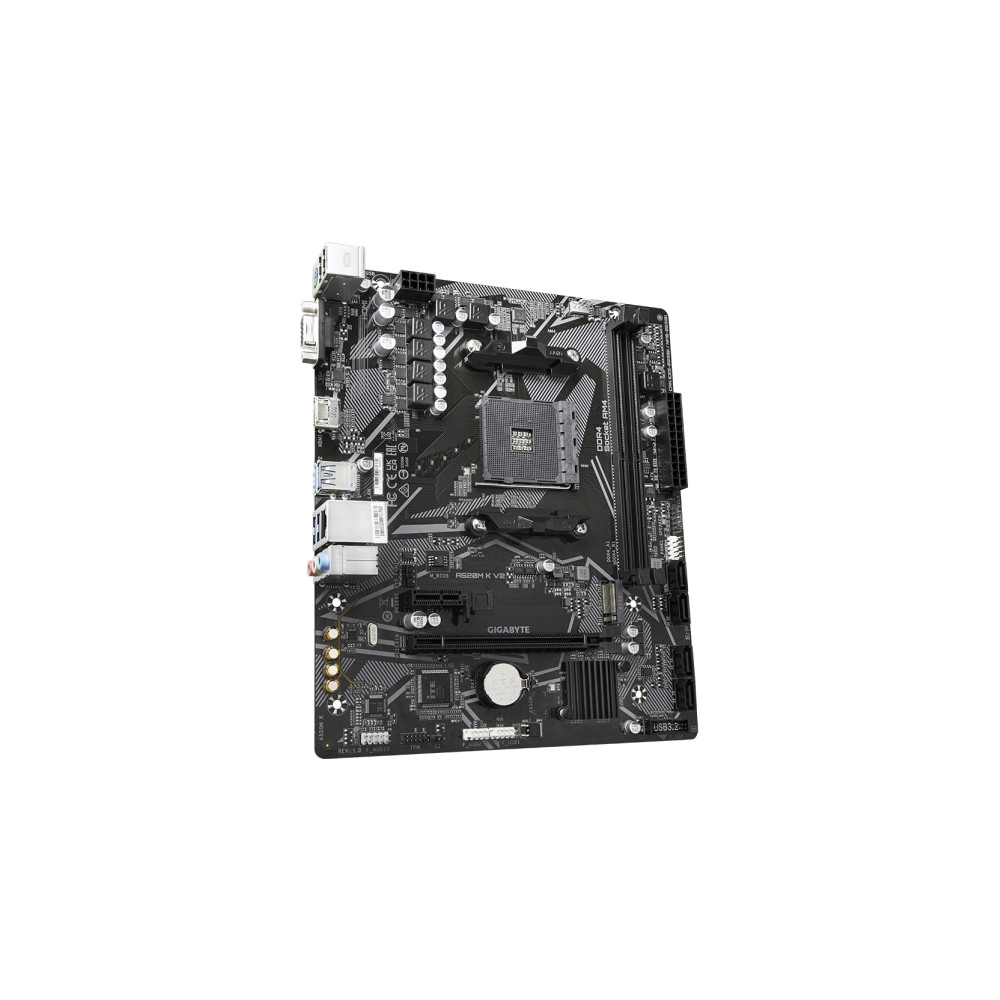 Produktbild för Gigabyte A520M K V2 - 1.0 - moderkort - micro ATX - Socket AM4 - AMD A520