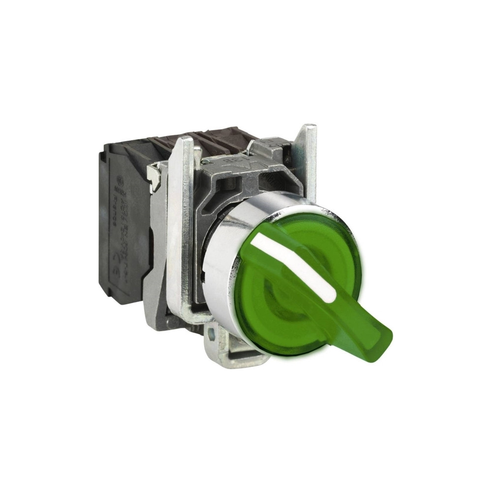 Produktbild för Schneider Electric XB4, Grön, IP66, IK06, 30 mm, 68 mm, 47 m...