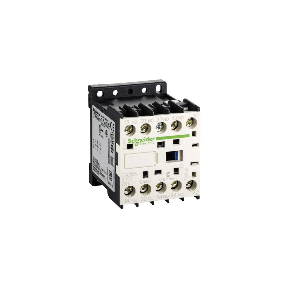 Produktbild för Schneider Electric TeSys K control relay, Svart, Vit, 230 V,...