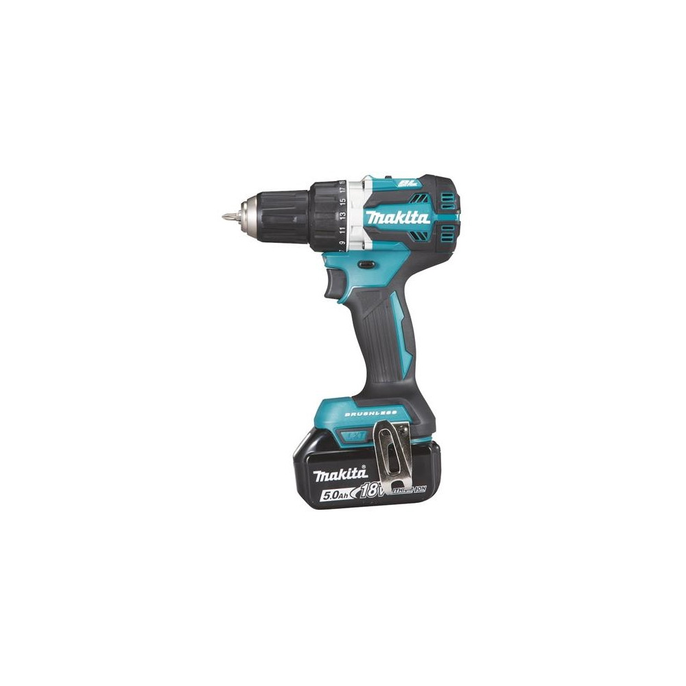 Produktbild för Makita DDF484RT3J, Pistolgreppsborrmaskin, 1,3 cm, 2000 rpm,...