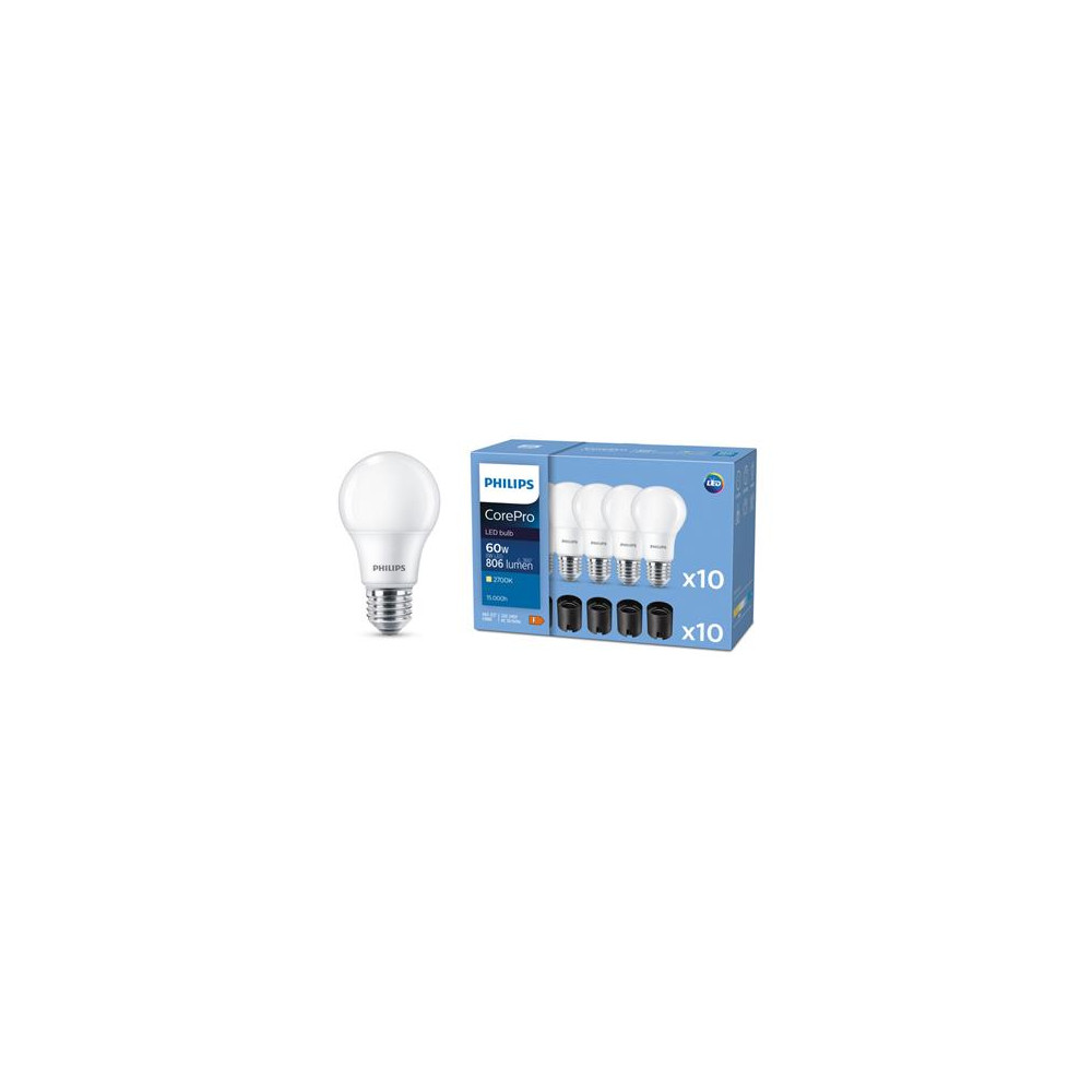 Produktbild för Philips CorePro LED 16897800, 8 W, 60 W, E27, 806 LM, 15000...