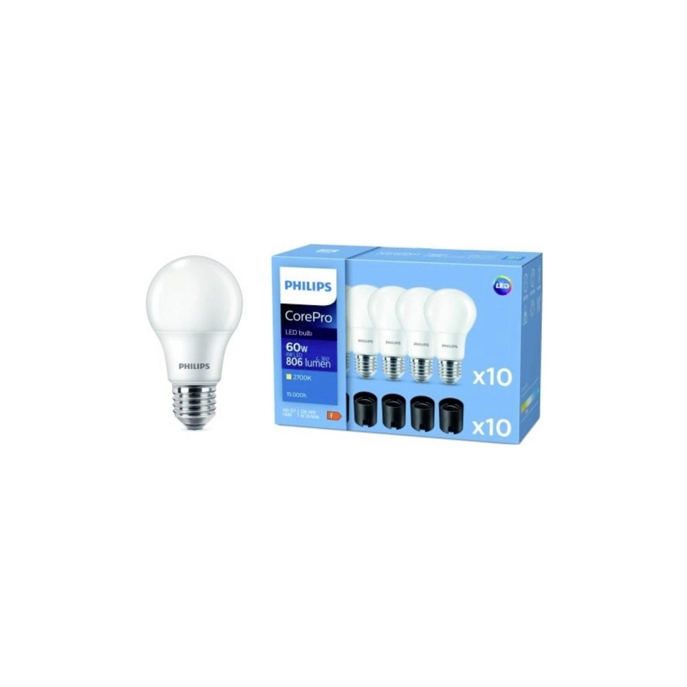 Produktbild för Philips CorePro LED 16897800, 8 W, 60 W, E27, 806 LM, 15000...