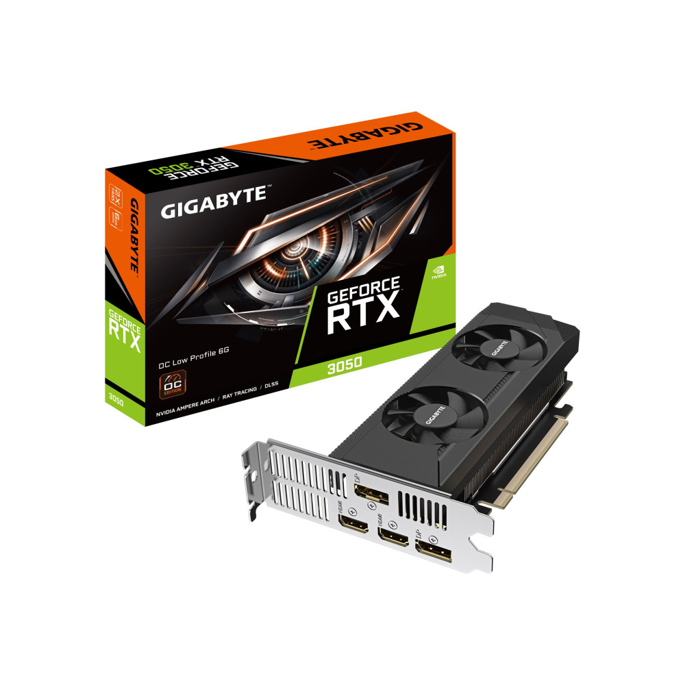 Produktbild för Gigabyte GeForce RTX 3050 OC 6G - grafikkort - GF RTX 3050 - 6 GB