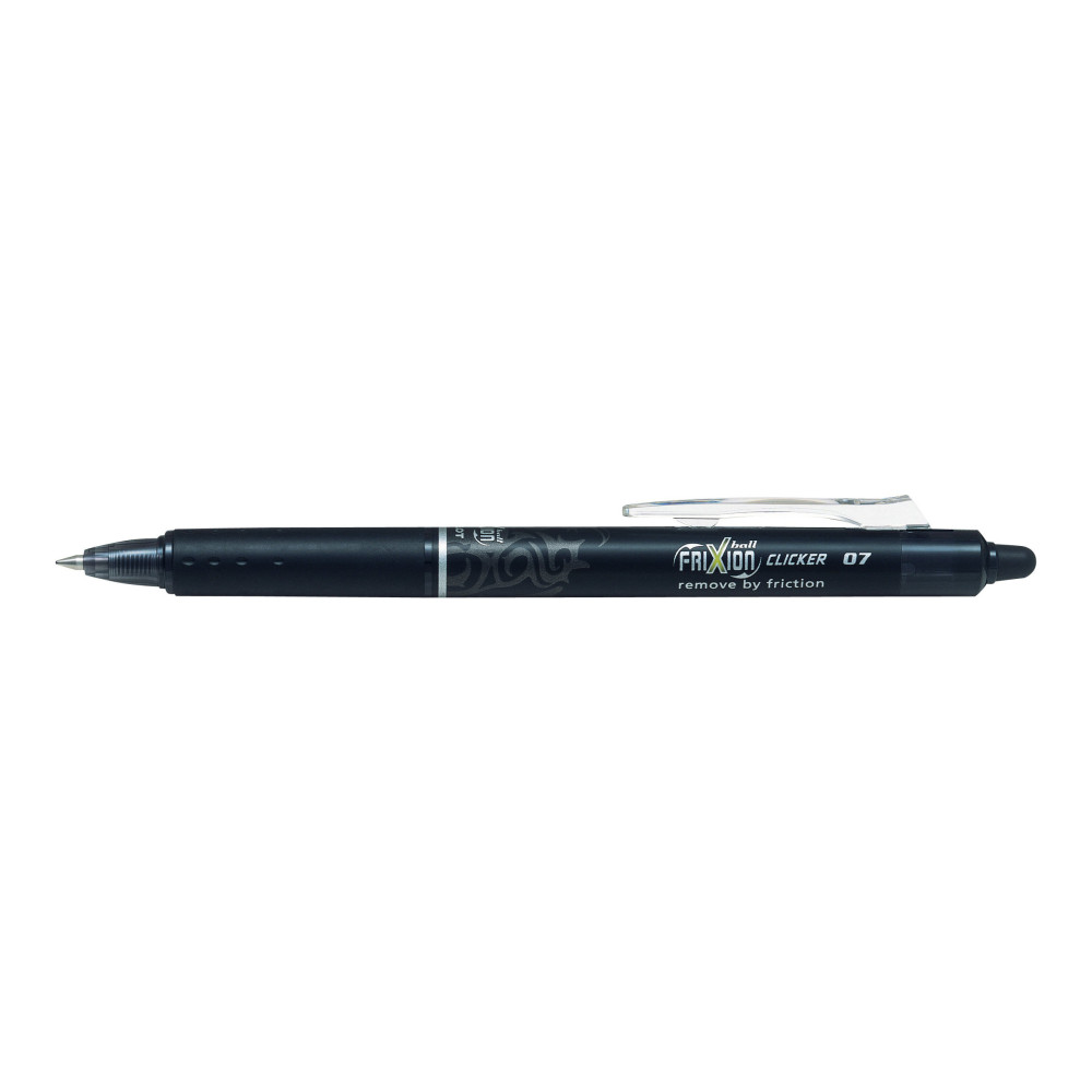 Produktbild för Pilot FriXion Ball Clicker - rollerball-penna - svart (paket om 12)