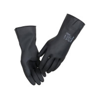 Produktbild för Kemihandsker, OX-ON® Chemical Comfort 6301, sort, str. 10, 1...