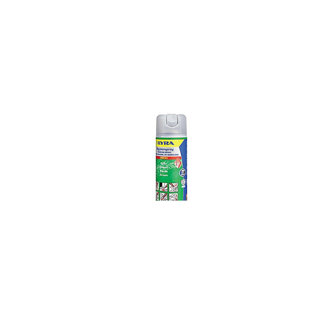 Produktbild för Lyra markeringsspray grön 500 ml (4180) UN 1950 aerosoler, b...
