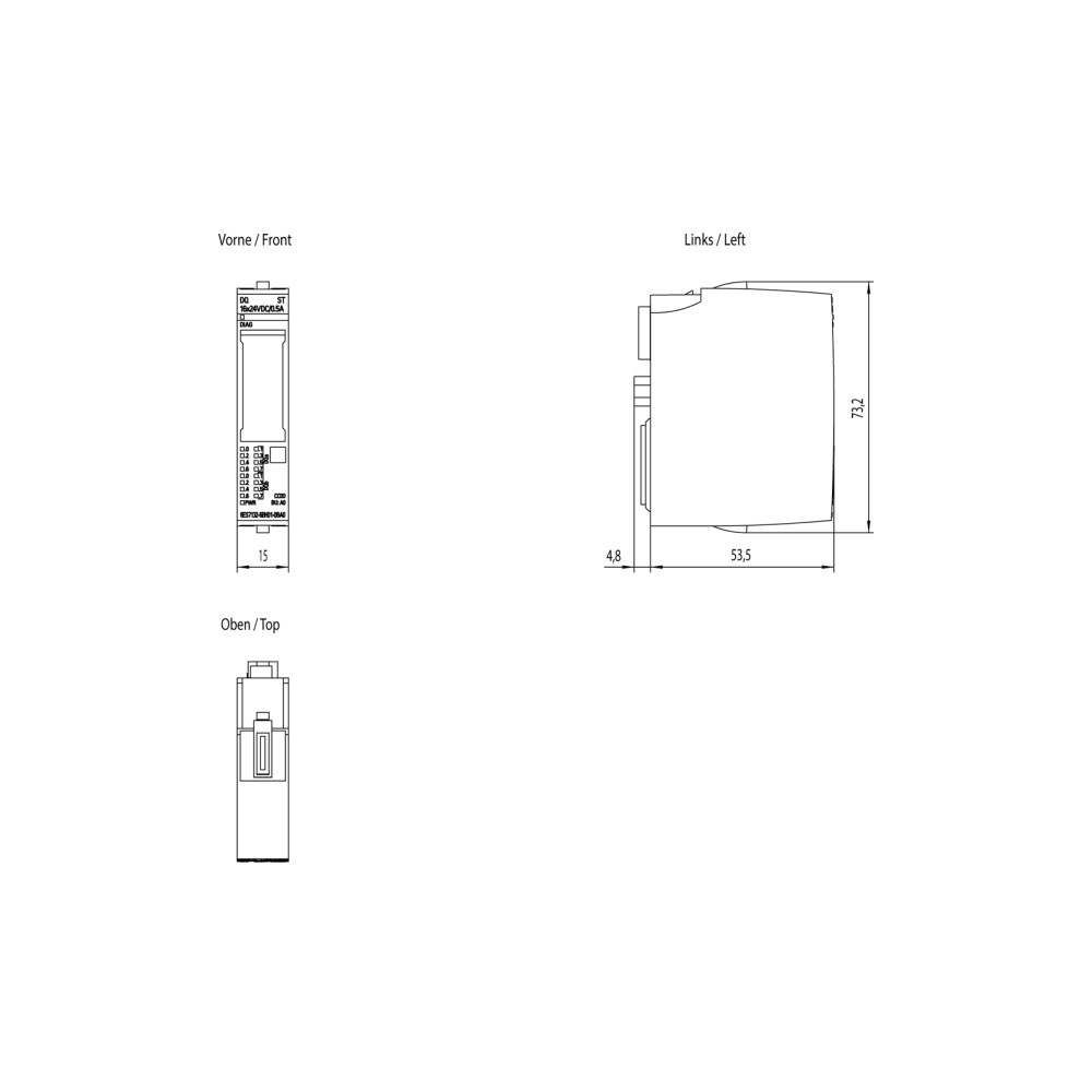 Produktbild för Siemens SIMATIC ET 200SP - digital output module