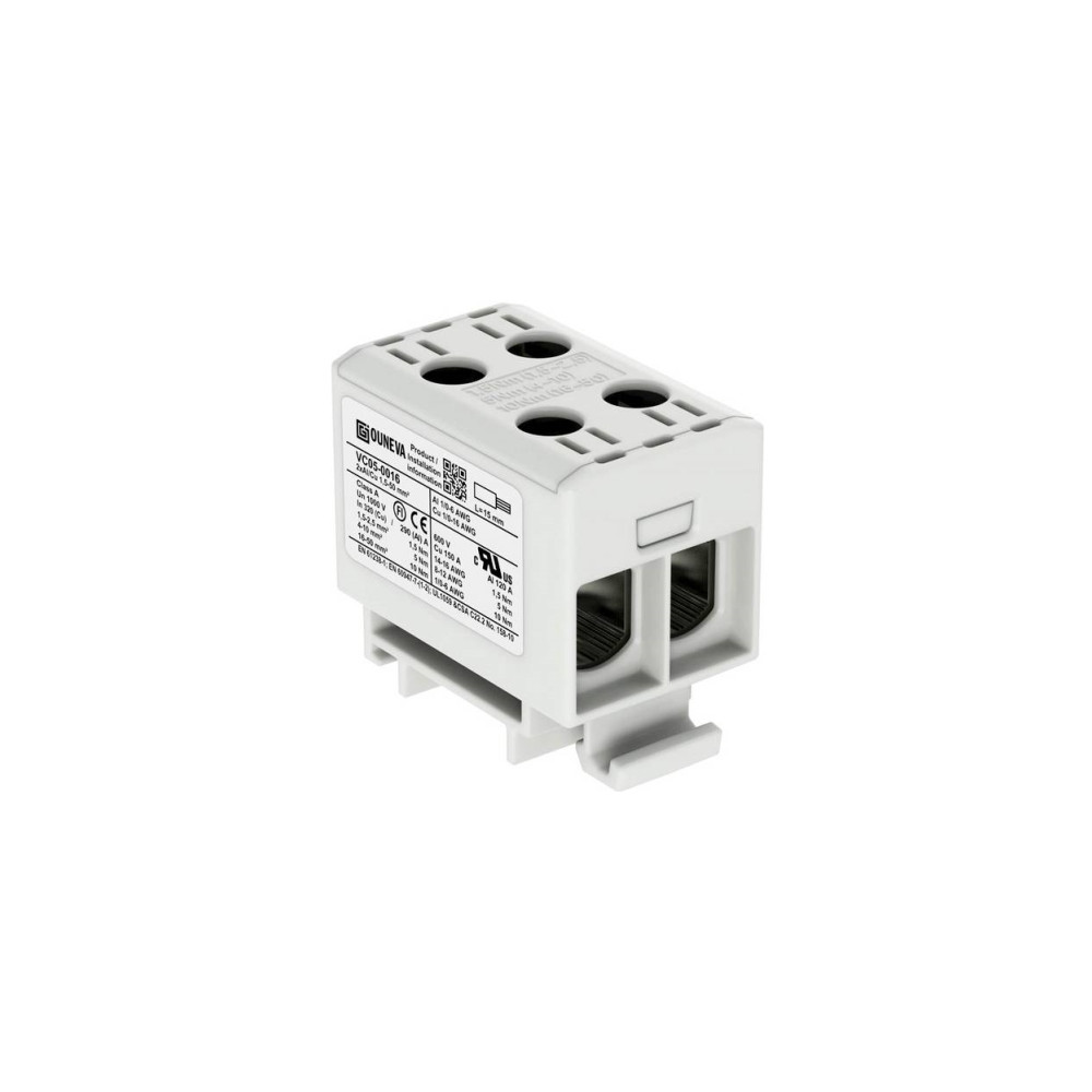 Produktbild för OTL-isolerad universal klämma aluminium/koppar 2*(1,5-50) mm...