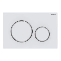 Produktbild för Geberit 115.882.JT.1, Spolplatta, Vit, Krom, Geberit, 246 mm...