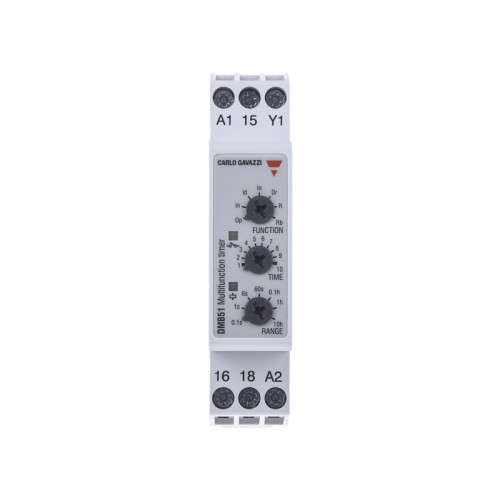 CARLO GAVAZZI CARLO GAVAZZI Multifunktionstimer, 1CO flytande 5A, 250VAC,...