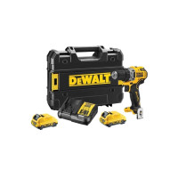 Produktbild för DeWALT DCD701D2-QW, Eldriven skruvdragare, Pistolhandtag, Sv...